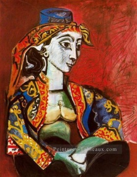  turc - Jacqueline en costume turc 1955 cubisme Pablo Picasso